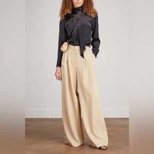 Nili Lotan  Dillon Virgin Wool Wide Leg Pants
 NWT size 10